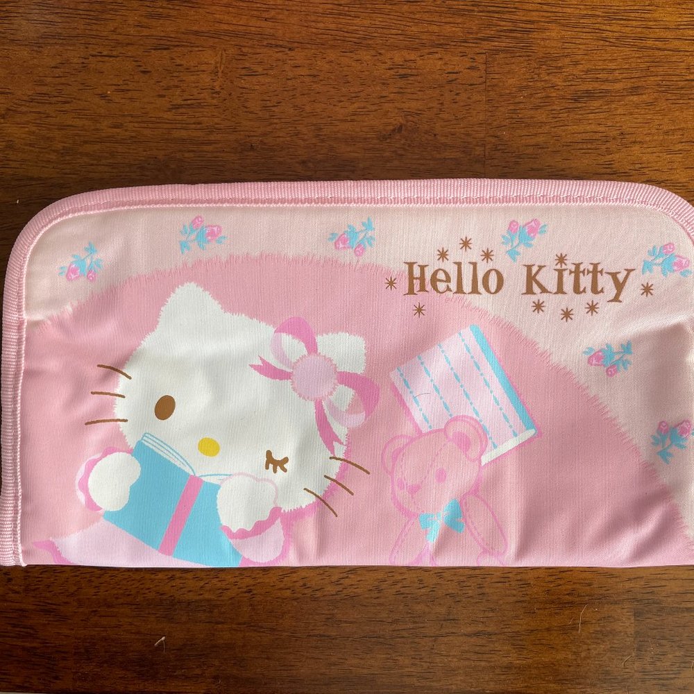 Zippered Fabric Hello Kitty wallet from Japan!